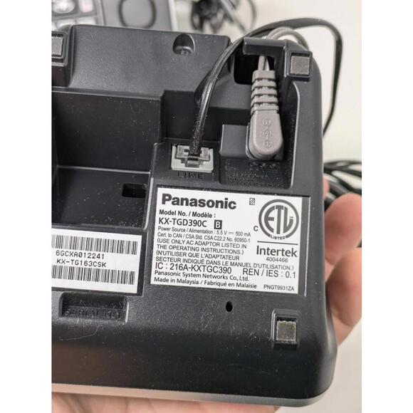 Panasonic KX-TGD393C 3-Headset Phone-Preowned Tested Works - Picture 7 of 12